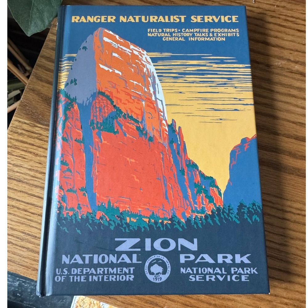 Ziga Media National Parks Poster Art of the WPA Perpetual Planner Zion Hardcover